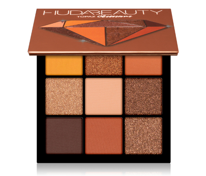 TOPAZ OBSESSIONS PALETTE – Palette yeux tons chauds | Huda Beauty Huda Beauty Topaz Obsessions Palette fards paupieres