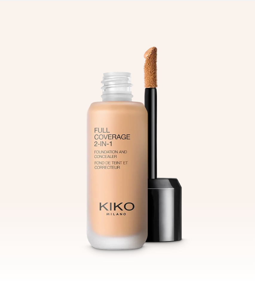 KIKO Milano Full Coverage 2-In-1 Foundation & Concealer haute couvrance longue tenue