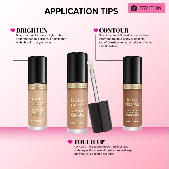 Too Faced - Born This Way Sculpting Concealer - Swan – Image 4