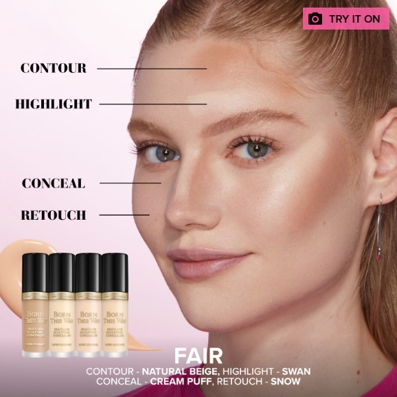 Too Faced - Born This Way Sculpting Concealer - Swan – Image 5
